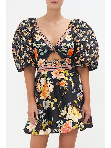 Puff Sleeve Mini Dress | Camilla | Coretrade Located in Boca  FL