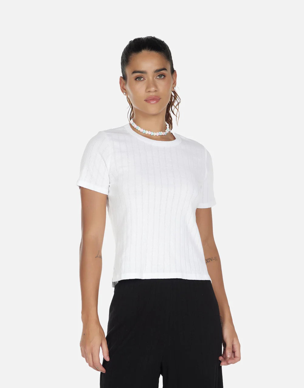 NOTTINGHAM CROP TOP | Michael Lauren | Coretrade located in Boca Raton FL