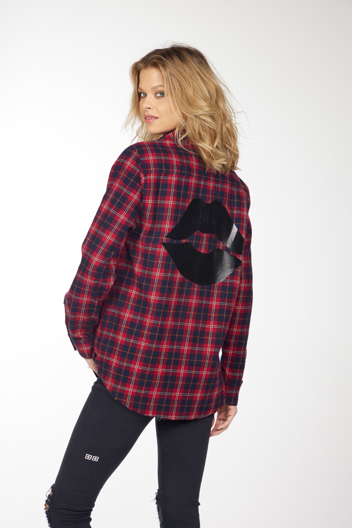 Sloane Plaid Button Up | Lauren Moshi | Coretrade in Boca Raton FL