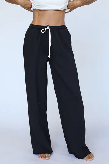 Hailey  Wide Leg sweatpant | Perfect White Tee | Coretrade located in Boca Raton 